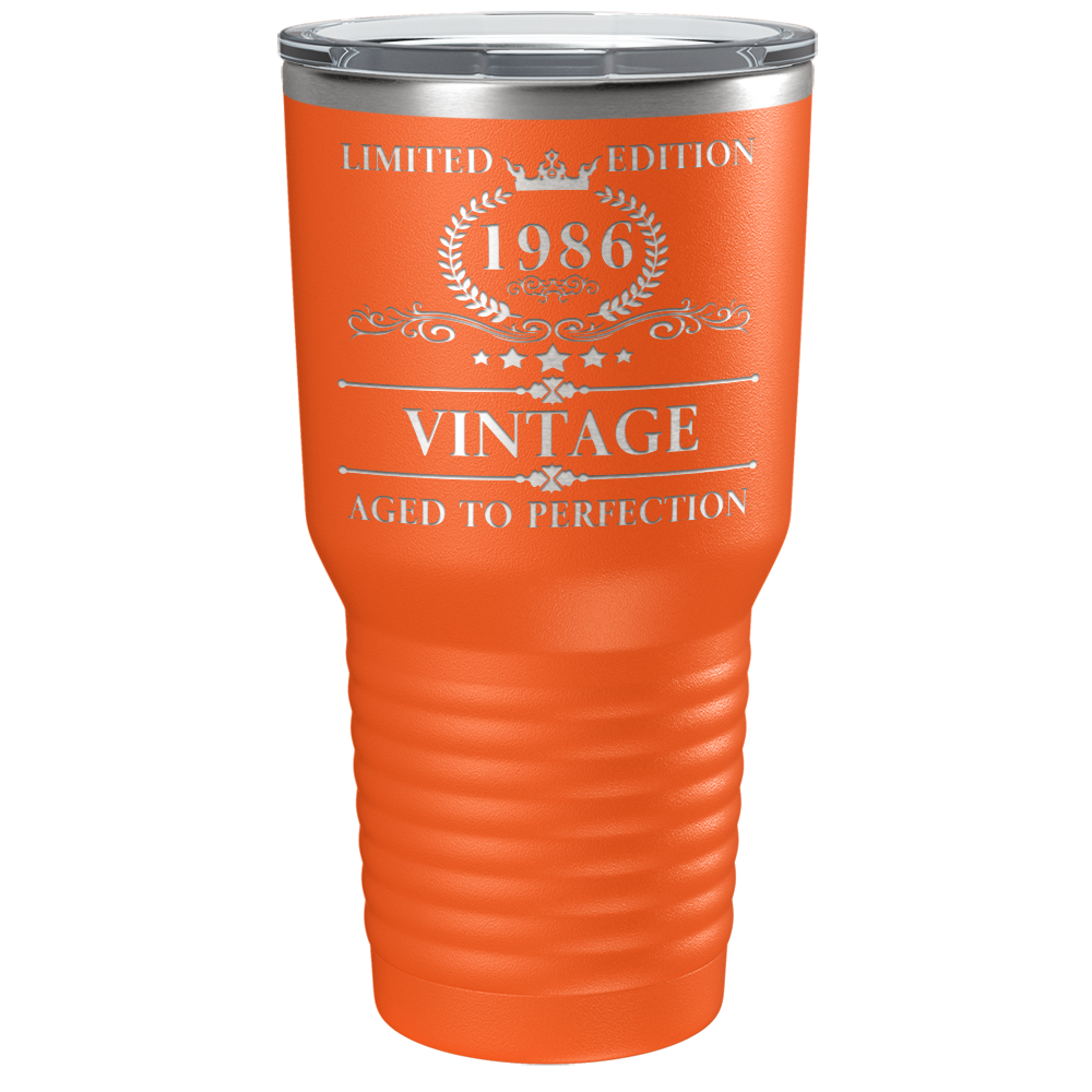 1986 Limited Edition Aged to Perfection 35th on Stainless Steel Tumbler