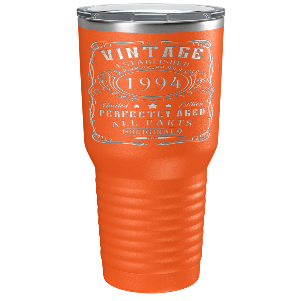 1994 Vintage Perfectly Aged 27th on Stainless Steel Tumbler