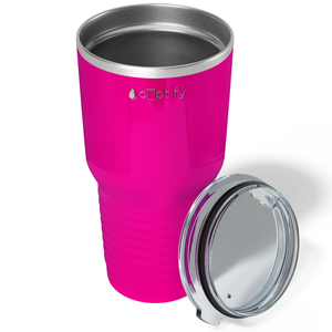 Pink Gloss 30oz Stainless Steel Tumbler