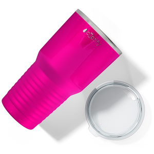 Pink Gloss 30oz Stainless Steel Tumbler