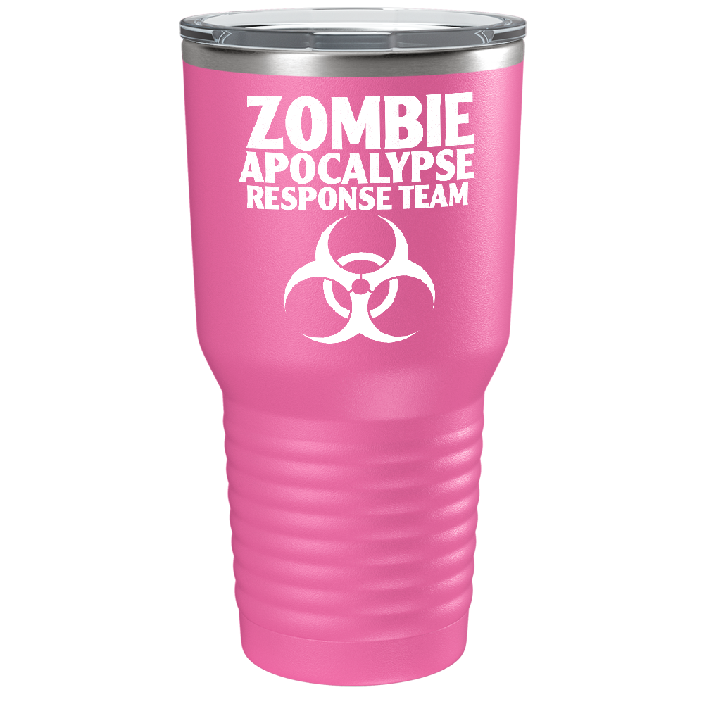 Zombie Apocalypse Response Team on Stainless Steel Zombies Tumbler