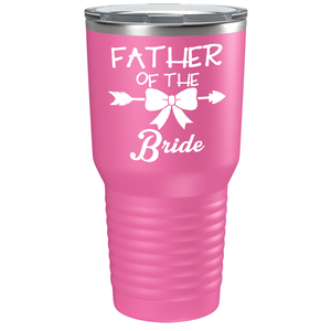 Father of the Bride on Stainless Steel Bridal Tumbler