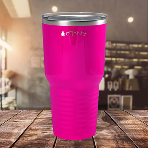 Pink Gloss 30oz Stainless Steel Tumbler