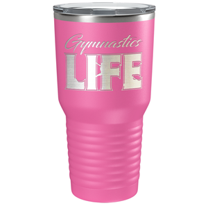 Gymnastics Life Laser Engraved on Stainless Steel Gymnastics Tumbler