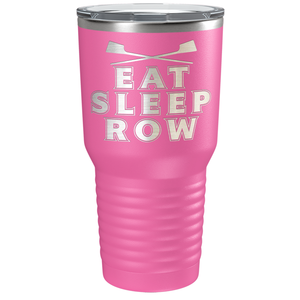 Eat Sleep Row Crew Laser Engraved on Stainless Steel Crew Tumbler