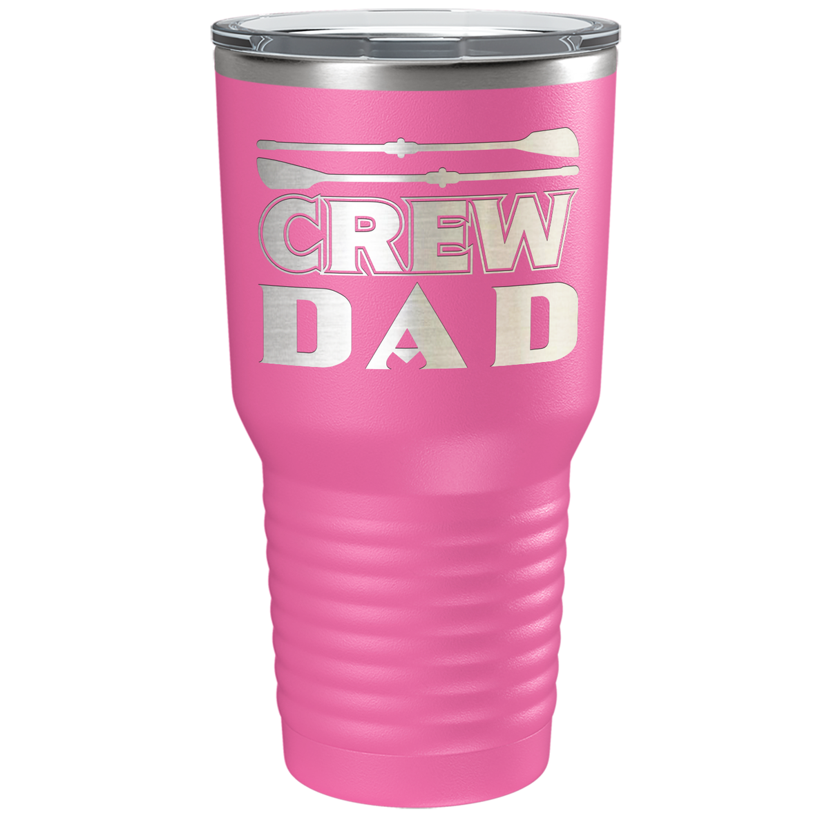Crew Dad Laser Engraved on Stainless Steel Crew Tumbler