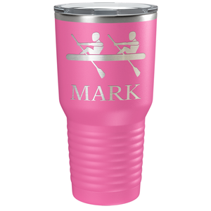 Personalized Crew Silhouette Laser Engraved on Stainless Steel Crew Tumbler