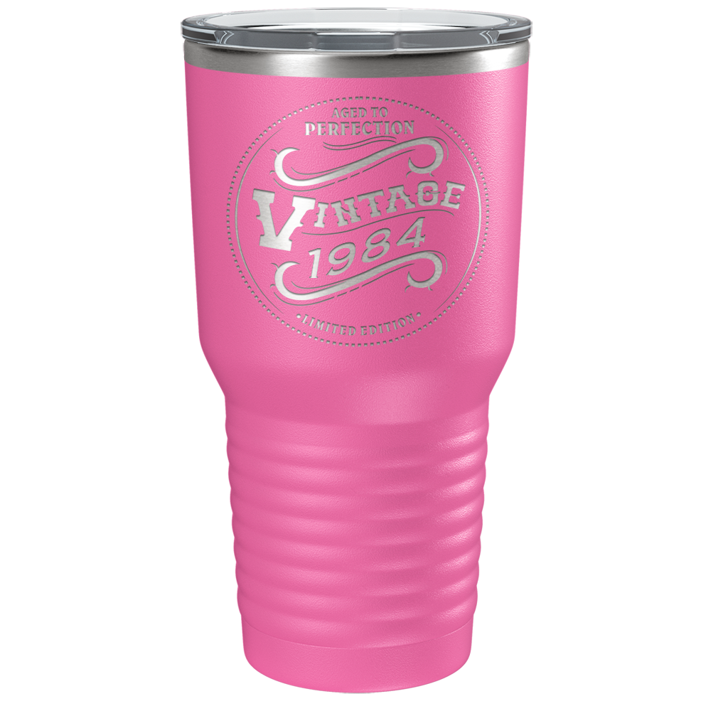 1984 Aged to Perfection Vintage 37th on Stainless Steel Tumbler