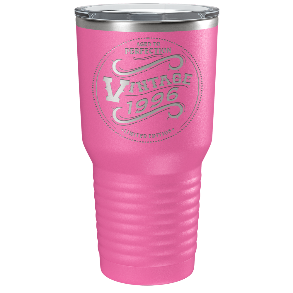 1996 Aged to Perfection Vintage 25th on Stainless Steel Tumbler