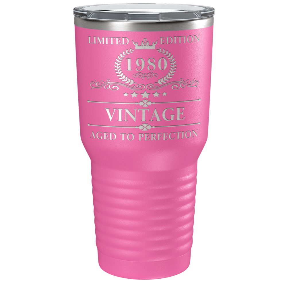 1980 Limited Edition Aged to Perfection 41st on Stainless Steel Tumbler