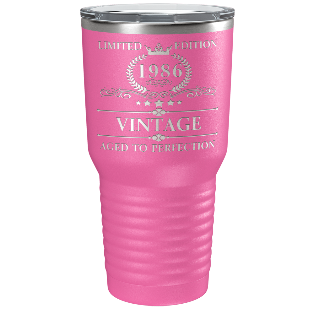 1986 Limited Edition Aged to Perfection 35th on Stainless Steel Tumbler