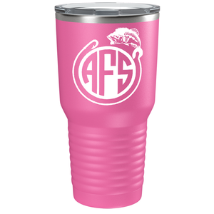 Monogram Fishing on Stainless Steel Fishing Tumbler