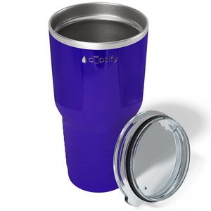 Purple Gloss 30oz Stainless Steel Tumbler