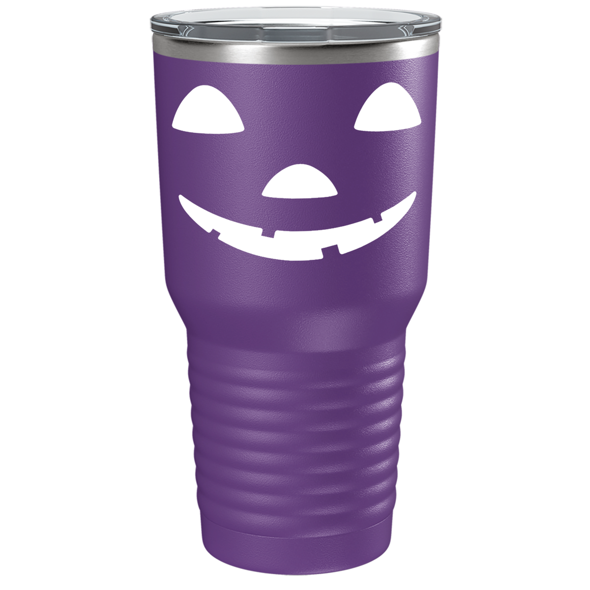 Jack o Lantern on Stainless Steel Halloween Tumbler