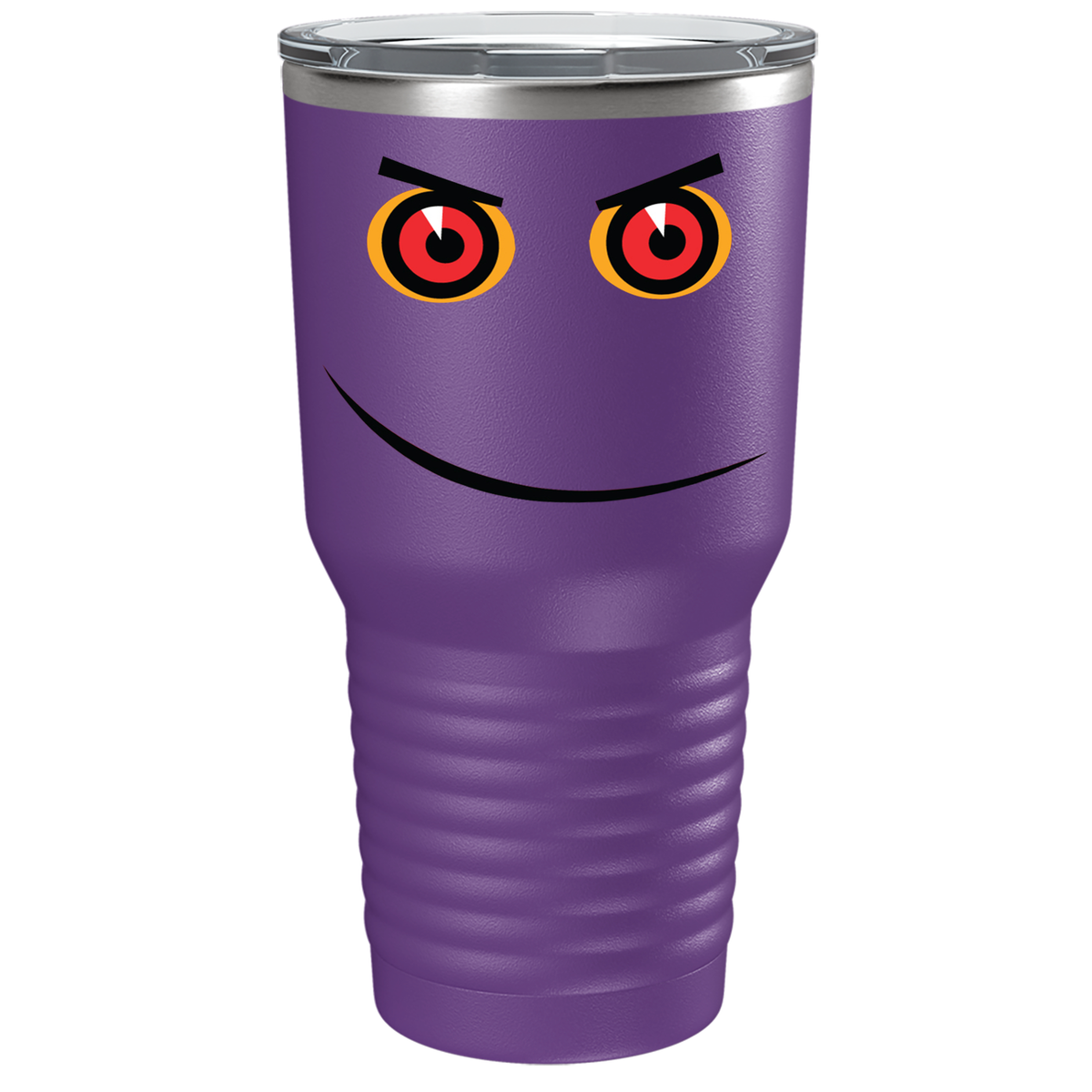 Spooky Devil Eye Monster on Stainless Steel Halloween Tumbler