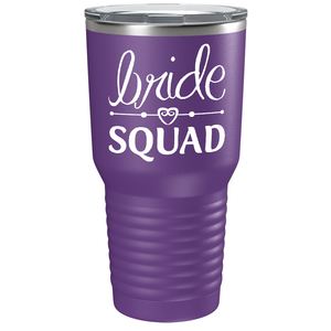 Bride Squad Heart on Stainless Steel Bridal Shower Tumbler