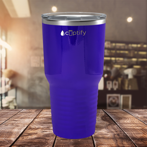 Purple Gloss 30oz Stainless Steel Tumbler