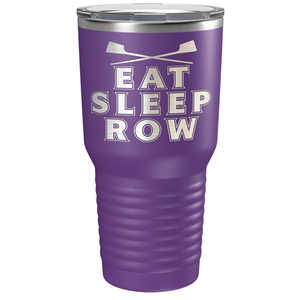 Eat Sleep Row Crew Laser Engraved on Stainless Steel Crew Tumbler