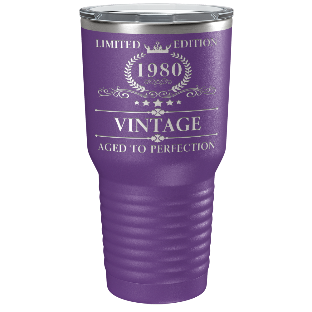 1980 Limited Edition Aged to Perfection 41st on Stainless Steel Tumbler