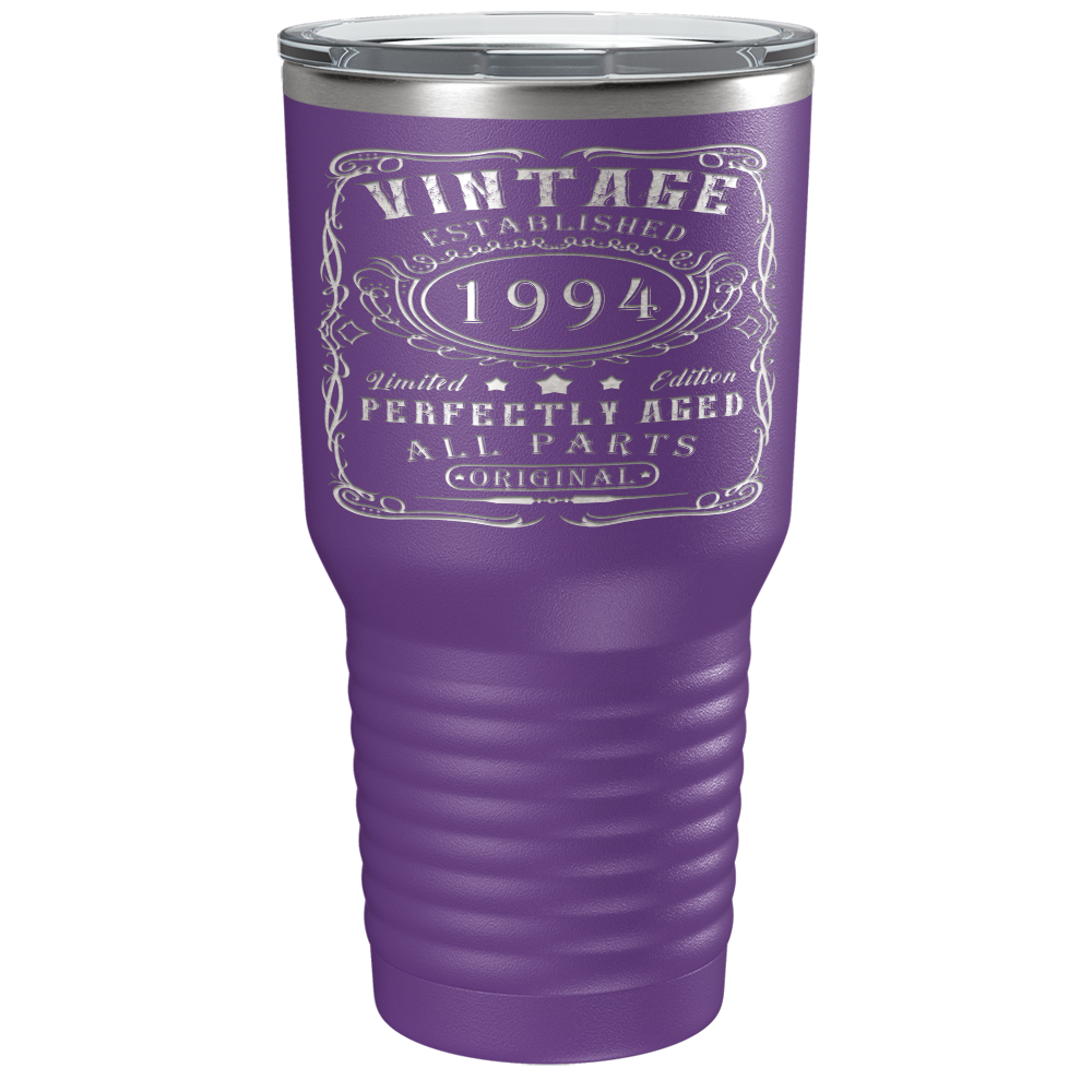 1994 Vintage Perfectly Aged 27th on Stainless Steel Tumbler