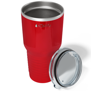 Red Gloss 30oz Stainless Steel Tumbler