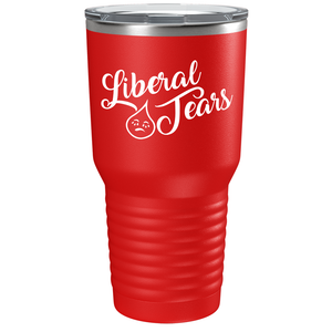 Liberal Tears Crying on Red 30 oz Stainless Steel Tumbler