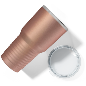 Custom Laser Engraved 30oz Rose Gold Stainless Steel Tumbler
