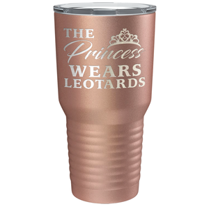 This Princess Wears Leotards Laser Engraved on Stainless Steel Gymnastics Tumbler