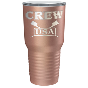 Crew USA Laser Engraved on Stainless Steel Crew Tumbler