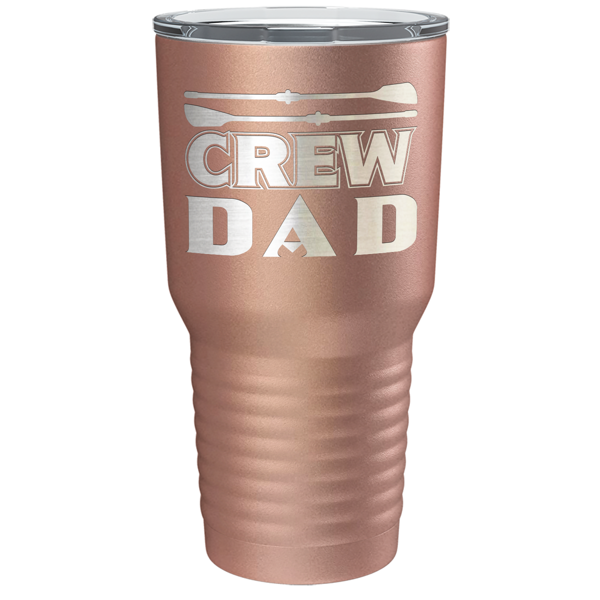 Crew Dad Laser Engraved on Stainless Steel Crew Tumbler