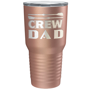 Crew Dad Laser Engraved on Stainless Steel Crew Tumbler