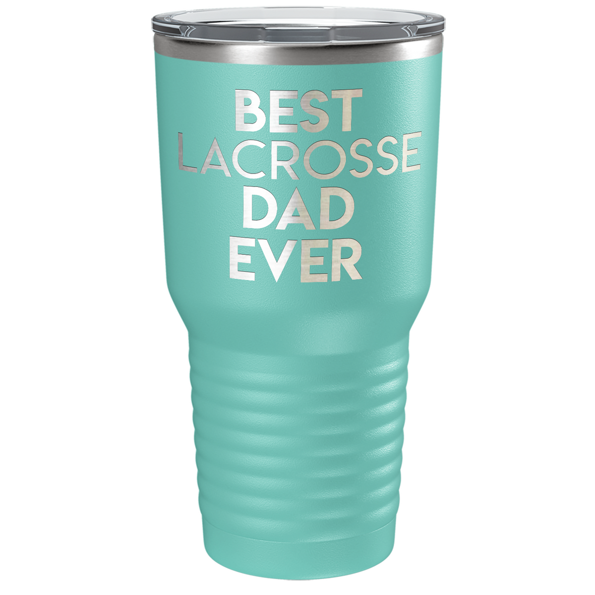 Best Lacrosse Dad Ever Laser Engraved on Stainless Steel Lacrosse Tumbler