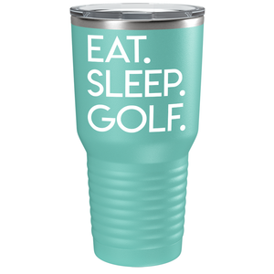 Eat Sleep Golf on Stainless Steel Golf Tumbler