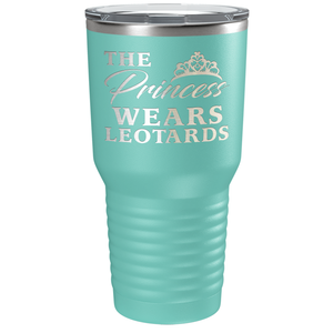 This Princess Wears Leotards Laser Engraved on Stainless Steel Gymnastics Tumbler