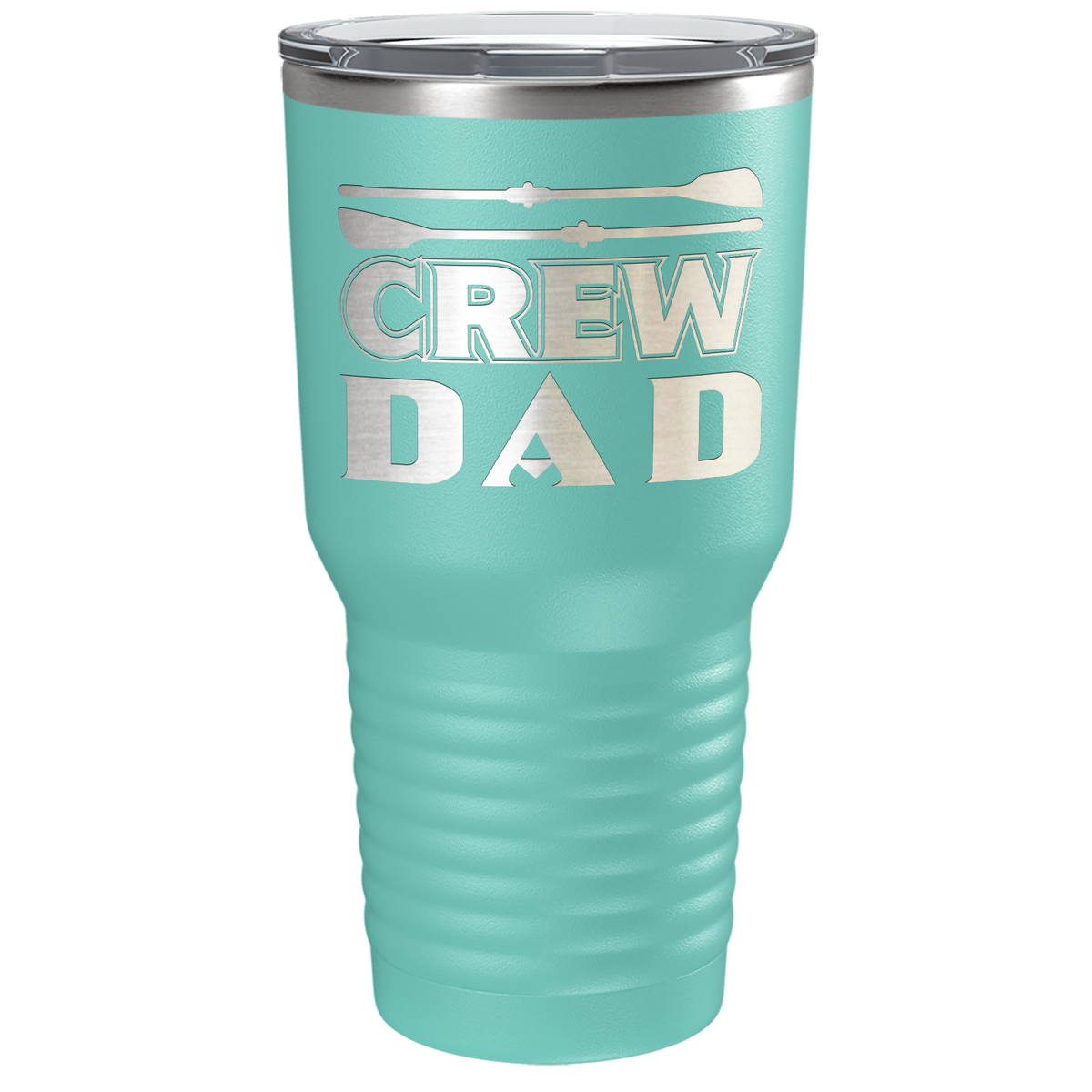 Crew Dad Laser Engraved on Stainless Steel Crew Tumbler