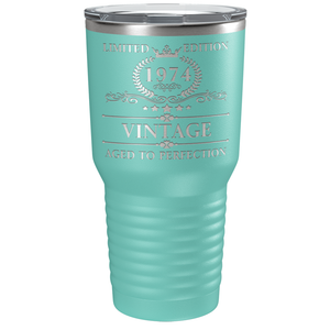 1974 Limited Edition Aged to Perfection 47th on Stainless Steel Tumbler