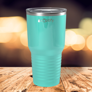 Seafoam Gloss 30oz Stainless Steel Tumbler