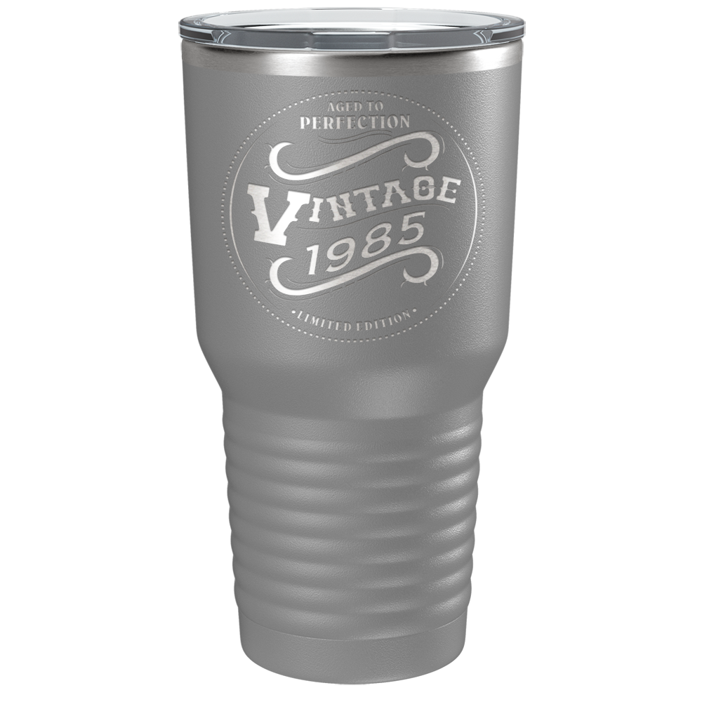 1985 Aged to Perfection Vintage 36th on Stainless Steel Tumbler