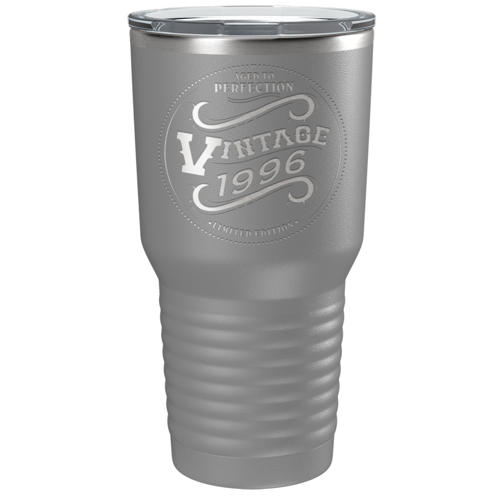 1996 Aged to Perfection Vintage 25th on Stainless Steel Tumbler