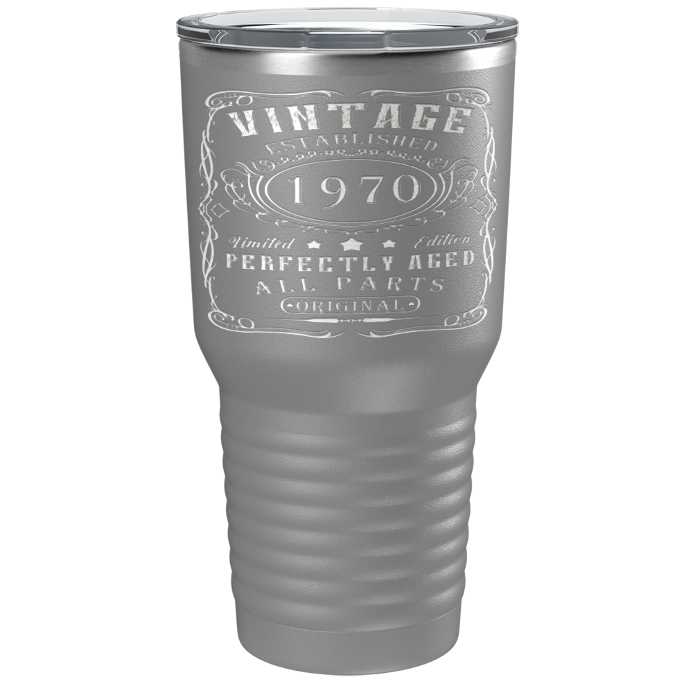 1970 Vintage Perfectly Aged 51st on Stainless Steel Tumbler
