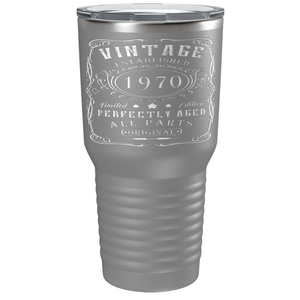 1970 Vintage Perfectly Aged 51st on Stainless Steel Tumbler