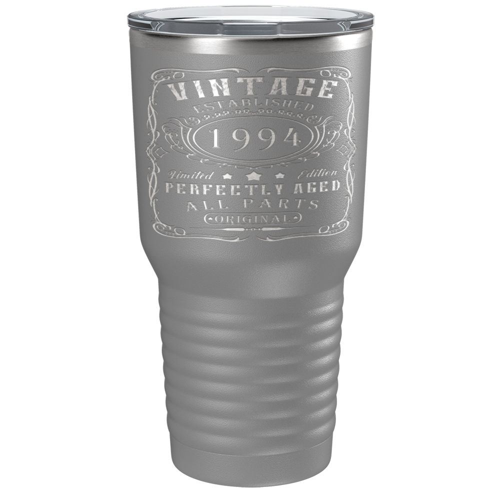 1994 Vintage Perfectly Aged 27th on Stainless Steel Tumbler