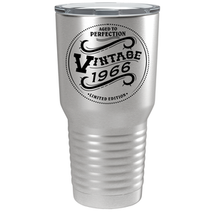 1966 Aged to Perfection Vintage 55th on Stainless Steel Tumbler