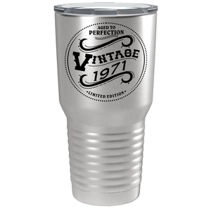 1971 Aged to Perfection Vintage 50th on Stainless Steel Tumbler