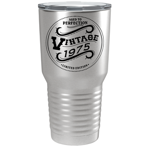 1975 Aged to Perfection Vintage 46th on Stainless Steel Tumbler