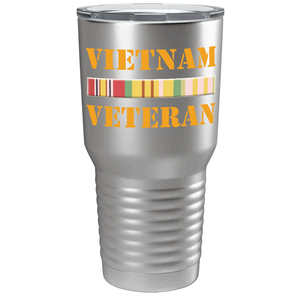 Vietnam Veteran on Stainless 30 oz Stainless Steel Tumbler
