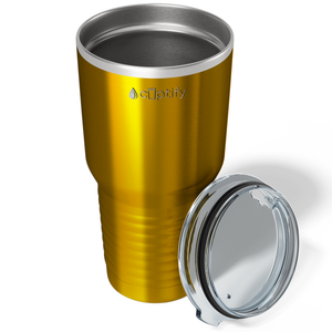 Gold Translucent 30oz Stainless Steel Tumbler