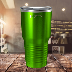 Green Translucent 30oz Stainless Steel Tumbler