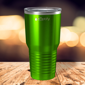 Green Translucent 30oz Stainless Steel Tumbler