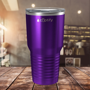 Purple Translucent 30oz Stainless Steel Tumbler